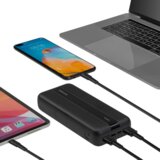Riva Case VA2081 zunanja baterija powerbank 20.000 mAh 10W - črn | Shoptok.si