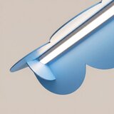 Thoro Svetlo modra aluminijasta LED viseča svetilka BISCUIT – | Shoptok.si