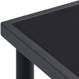  Vrtni blagovaonski stol antracit 150 x 90 x 74 cm čelični | shoptok.hr