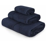 Lessentiel Maison chicago set - dark blue dark blue towel set (3 pieces) Cene