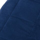  Teška deka plava 138x200 cm 6 kg od tkanine | shoptok.hr