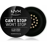 NYX Professional Makeup Can't Stop Won't Stop puder v prahu odtenek 02 Light-medium 6 g