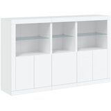  Komoda s LED svjetlima bijela 162 x 37 x 100 cm | shoptok.hr
