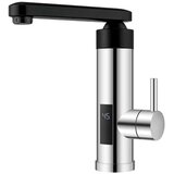WENTOREX BICOLOR 33 INOX Slavina od nerđajućeg čelika, Protočni bojler (3,3 kW / fleksibilna / crna) | Eponuda.com