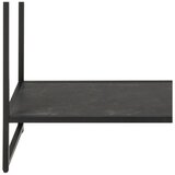 Actona Crna biblioteka 120x185x35 cm Strington – | shoptok.hr
