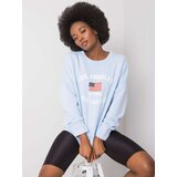 RUE PARIS Sweatshirt-RV-BL-6670.14-light blue | Shoptok.si