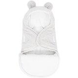 MeowBaby Povoj za bebe boje slonovače s janjetinom 45x80 cm - | shoptok.hr