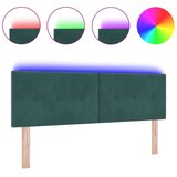  LED Čelna ogledala s gumbi, temno zelena, 80 cm, žamet, (22052640) | Shoptok.si