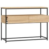  Konzolni stol boja hrasta sonome 100x40x75 cm konstruirano drvo | shoptok.hr
