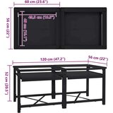  Pedestal za perilicu rublja 2 pcs Crna 64 x 55 x 32.5 cm Čelik | shoptok.hr