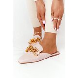 Boto Women's Slippers With Chain Beige Call On Me | ePonuda.com
