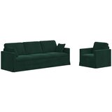  Set sofe 2 pcs Tamnozelena 228 x 78 x 80 cm Baršun | Eponuda.com
