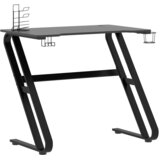  Igraći stol s nogama u oblika slova ZZ crni 90 x 60 x 75 cm | Eponuda.com