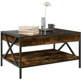  Stolić s beskonačnim LED svjetlima boja hrasta 70x50x38 cm | Eponuda.com
