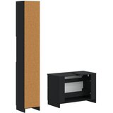  Set kupaonskih ormara od 2 dijela UTRECHT Crna | shoptok.hr