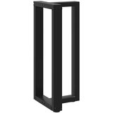 vidaXL Noge za barski stol T-oblika 2 kom crne 40x35x(90-91) cm čelik | shoptok.hr