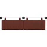  Držeće uzglavlje Zidne Sjajno smeđa 170 x 55 x 5 cm Antikni PU - Sjajna smeđa 160 cm bez LED | shoptok.hr
