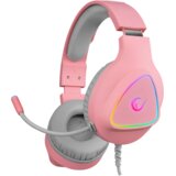  Slušalice sa mikrofonom gaming RAMPAGE M7 MONCHER pink, RGB LED, USB 7.1 | Eponuda.ba