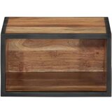 Zidni noćni ormarić 35 x 35 x 20 cm od masivnog drva bagrema | shoptok.hr