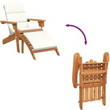  Vrtna stolica Adirondack s osloncem za noge od drva bagrema | shoptok.hr