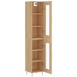  Visoka komoda hrasta sonome 34 5x34x180cm od konstruiranog drva | shoptok.hr