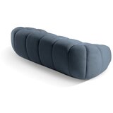 Micadoni Home Modra žametna sedežna garnitura 254 cm Diana – | Shoptok.si