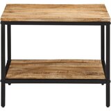  Stolić za kavu 55 x 55 x 45 cm od masivnog grubog drva manga | Shoptok.si