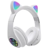 Bluetooth bežične dječje slušalice s ušima, bijela