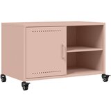 vidaXL TV ormarić ružičasti 68 x 39 x 43,5 cm hladno valjani čelik | shoptok.hr