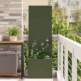  Vrtna sadilica s Dekorativnom Pločom Maslinovo zelena 50 x 140 cm | shoptok.hr
