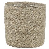 Mica Decorations Ukrasna košara za biljke (Vanjska dimenzija (ø x V): 12 x 12 cm, prirodni materijali, Kremasto) Cijene