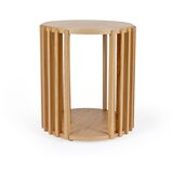 Woodman Hrastova mizica Drum, ø 53 cm Cene