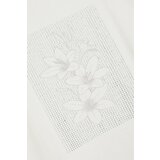 Marisse Cotton Blouse With Print, White | Shoptok.si