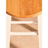 Premier Housewares Bijela/u prirodnoj boji barska stolica od masivnog kaučuka (visine sjedala 74 cm) Chester – | shoptok.hr