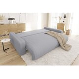 Ropez Svijetlo siva sklopiva/s prostorom za odlaganje sofa od samta 234 cm Sara – | shoptok.hr