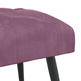  Klupa s gumbastim tkanjem Ljubičasta 110 x 40 x 46 cm Baršun | shoptok.hr
