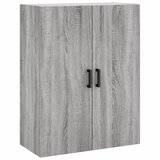  Visoka komoda siva sonome 69,5x34x180 cm od konstruiranog drva Slike