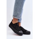 EVENTO Women's Fabric Sneakers Black Staneva | shoptok.hr
