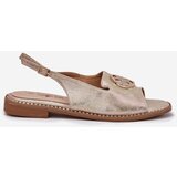 S. BARSKI Women's sandals on flat heels with decoration S.Barski | ePonuda.com