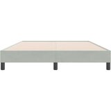  Okvir kreveta bez madraca svijetlo sivi 140x220 cm baršun | shoptok.hr