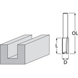 Makita dvorezno ravno glodalo za utore 8 mm, drška 6 mm D-47444 Cijene