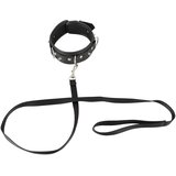 Vegan Fetish Ogrlica sa povodcem, 112cm, Crna | Eponuda.com