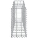  Gabionska košara s lukom 200 x 30 x 60/80 cm pocinčano željezo | shoptok.hr