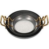 BonBistro Metalni tanjur za serviranje u srebrnoj boji ø 24 cm Serve – | shoptok.hr