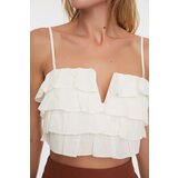 Trendyol bijela volana tkana bluza | ePonuda.com