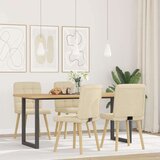  Blagovaonske stolice od tkanine 4 kom krem | shoptok.hr