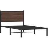 vidaXL okvir kreveta s uzglavljem smeđa boja hrasta 100x190 cm | shoptok.hr