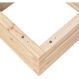 Vrtno cvetlično korito 50x50x23 cm trdna borovina | Shoptok.si