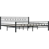  Za krevet crni čelični 180 x 200 cm | shoptok.hr