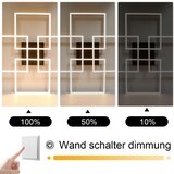 Nettlife LED stropna svetilka 4 črna moderna 32W 3000K toplo bela, (22111149) Cene